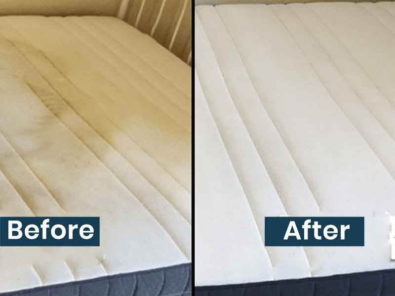 Mattress Cleaning Before and After